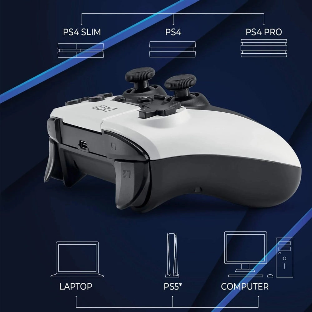 Χειριστήριο PS4PS5PC Pearl White