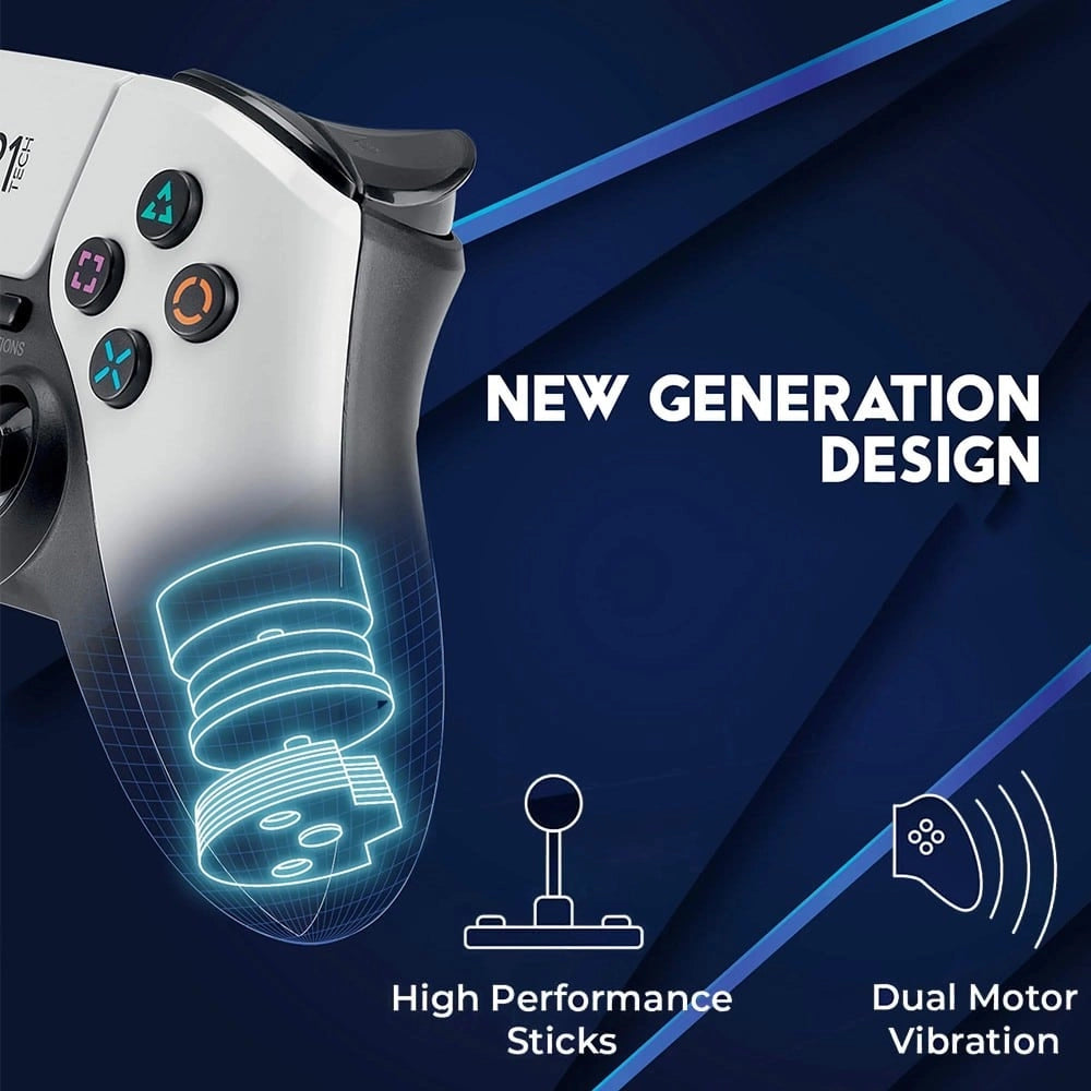 Χειριστήριο PS4PS5PC Pearl White