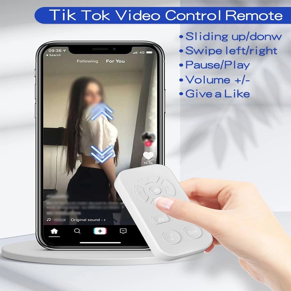 Tiktok Scrolling Remote Χειριστήριο Τηλεφώνου Άσπρο