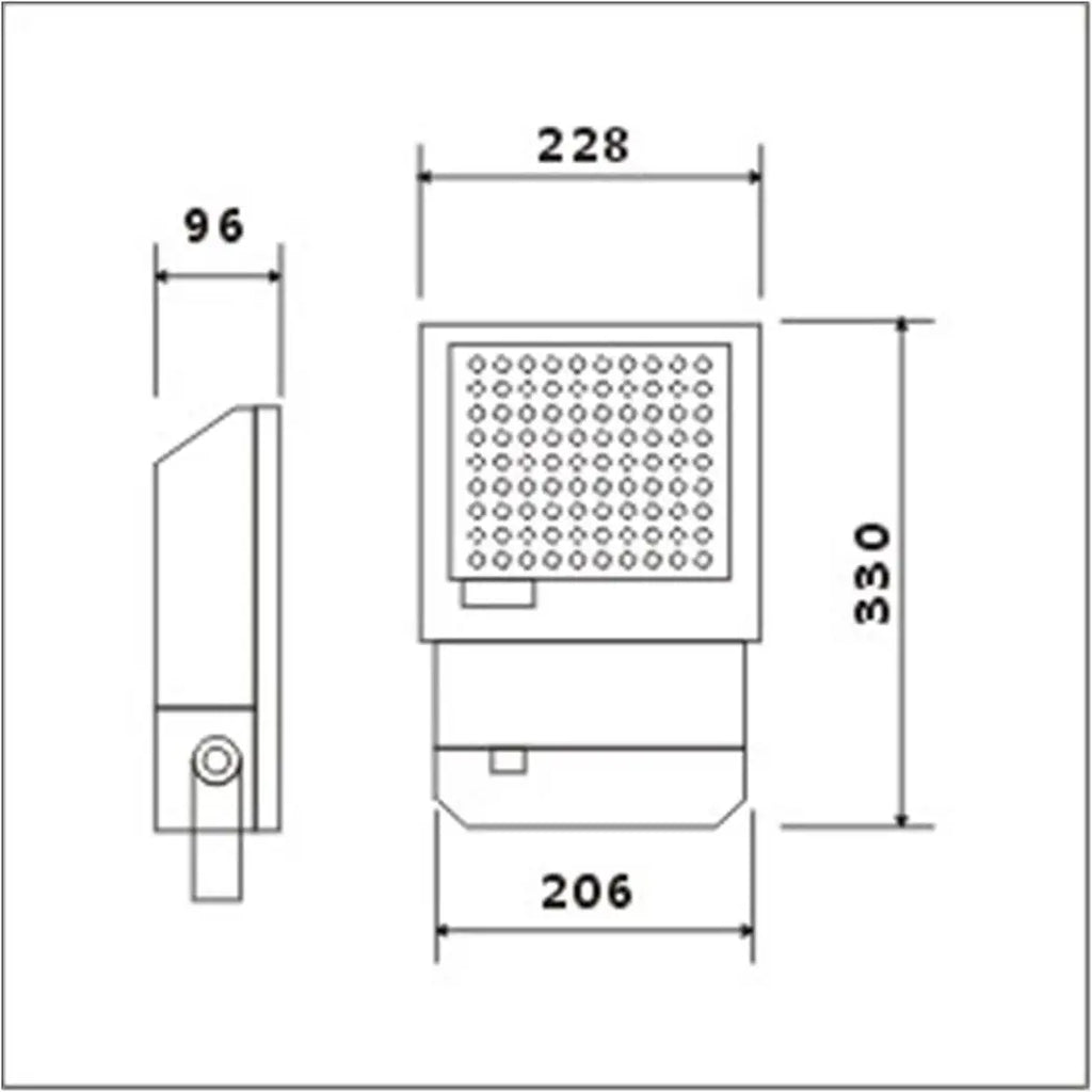 Tele Φωτιστικο LED 15W IP-65
