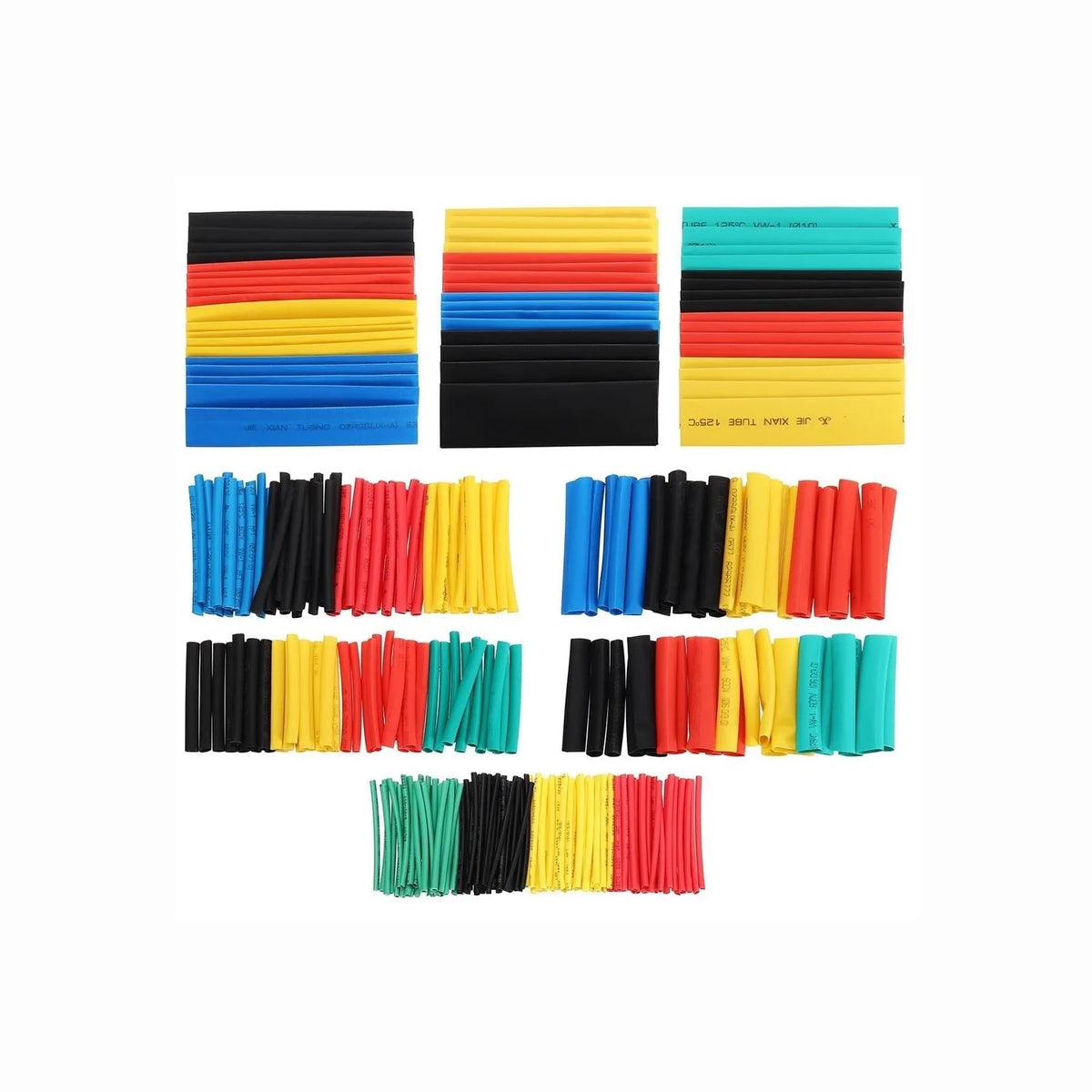 328pcs Assorted Polyolefin Heat Shrink Tubing Set (Θερμοσυστελλόμενα)
