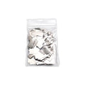 180Pcs Nickel Plated Steel Strip Thickness 0.1mm - 2.5x0.7cm