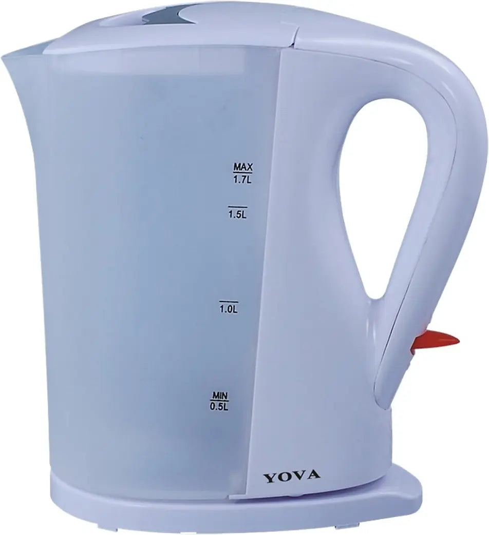 Βραστήρας Πλαστικός, 1.7Lt, 1850-2200W, Περιστρεφόμενη Βάση 360°, Λευκός, Darwin