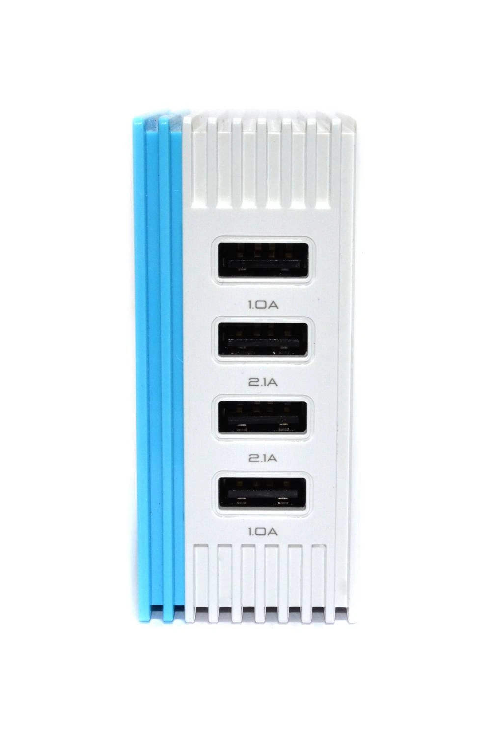 Φορτιστής Ταξιδίου Ancus Multi Charger 4 Usb 4.2A Λευκό - Μπλε