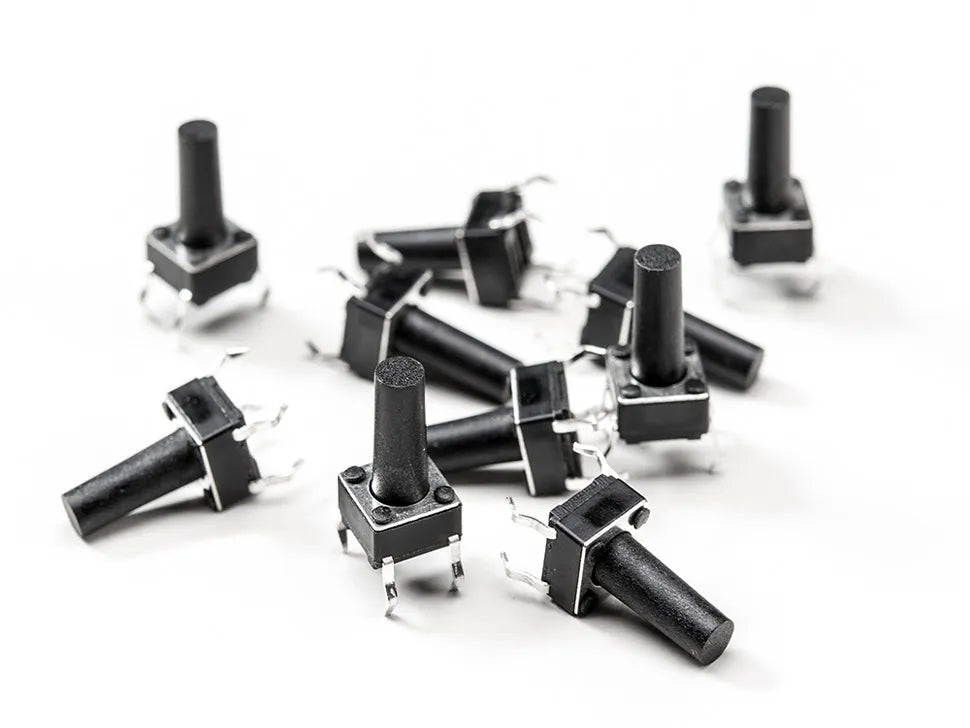 Adafruit Tactile Switch Buttons (6mm tall) x 10 pack