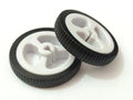 34X7mm ZJ327 3PI miniQ car N20 motor rubber wheel