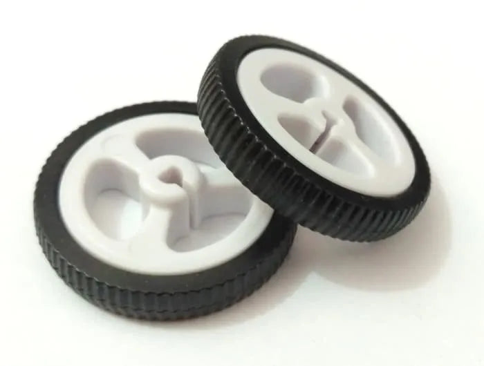34X7mm ZJ327 3PI miniQ car N20 motor rubber wheel