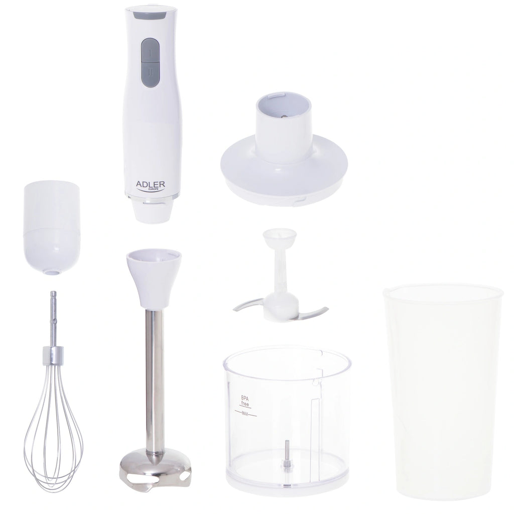 ADLER HAND BLENDER SET 500W WHITE