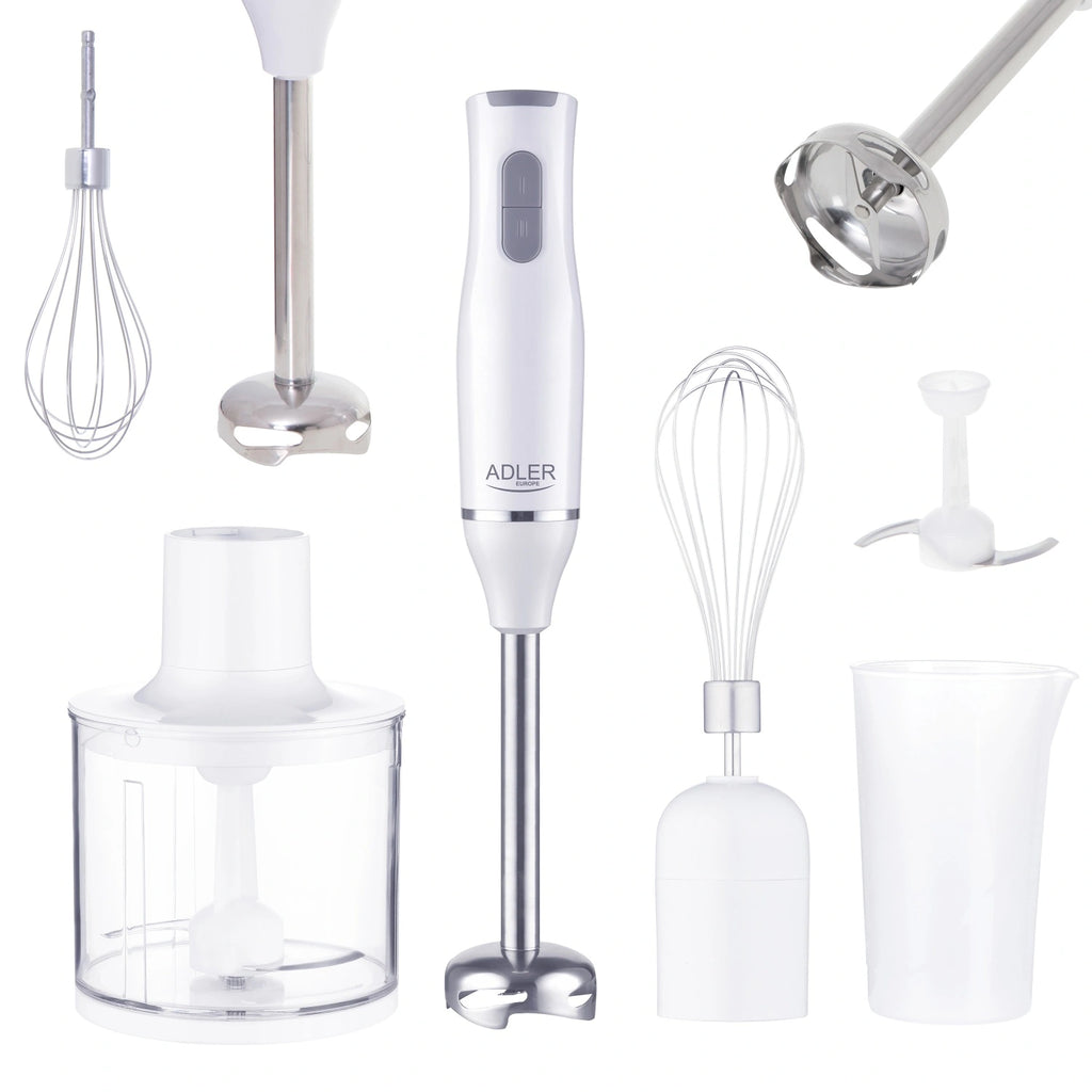 ADLER HAND BLENDER SET 500W WHITE
