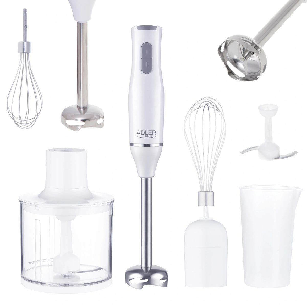ADLER HAND BLENDER SET 500W WHITE