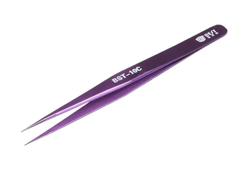 Τσιμπίδα BST-10C, Stainless Steel, ESD, Ίσια