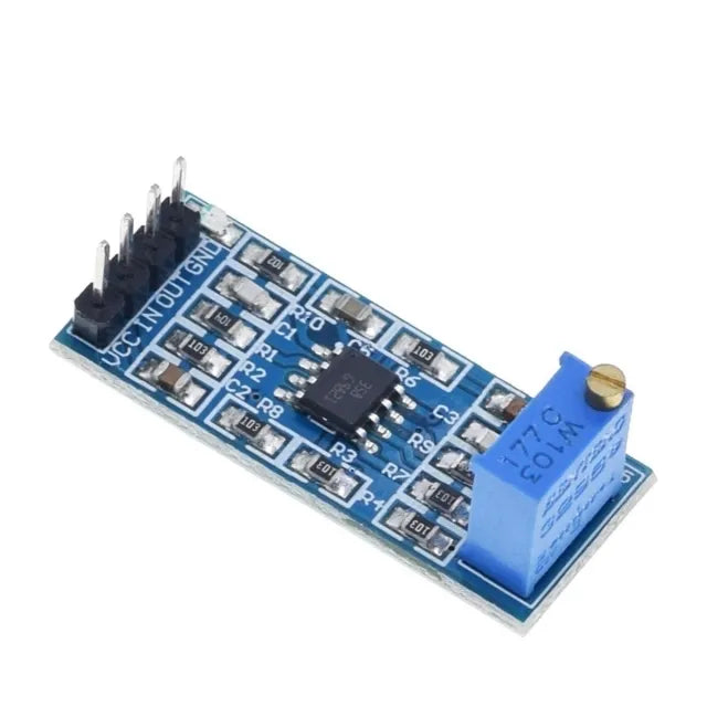 LM358 100 times gain signal amplifier module