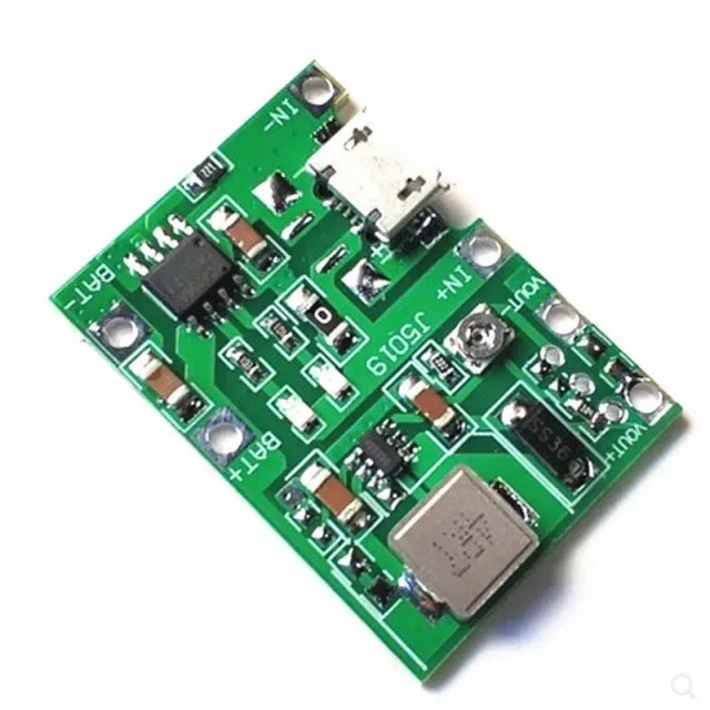 3.7V 9V 5V 2A Adjustable Step Up 18650 Lithium Battery Charging Discharge Integrated Module (BMS)