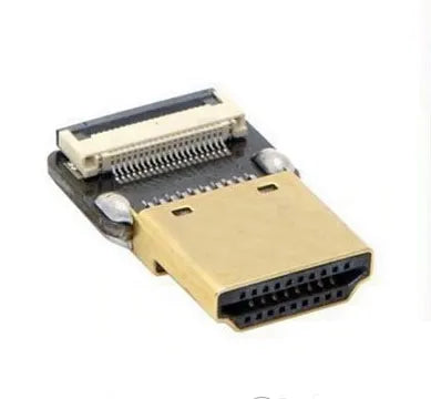 FPV HDMI male to HDMI Adapter for FPC Ribbon Flat HDMI Cable Pitch 20pin Plug Connector (A1)