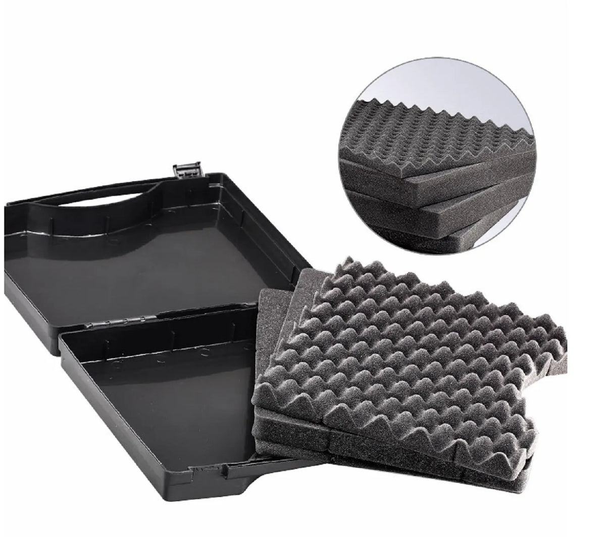 Plastic box 230*180*45mm with Foam