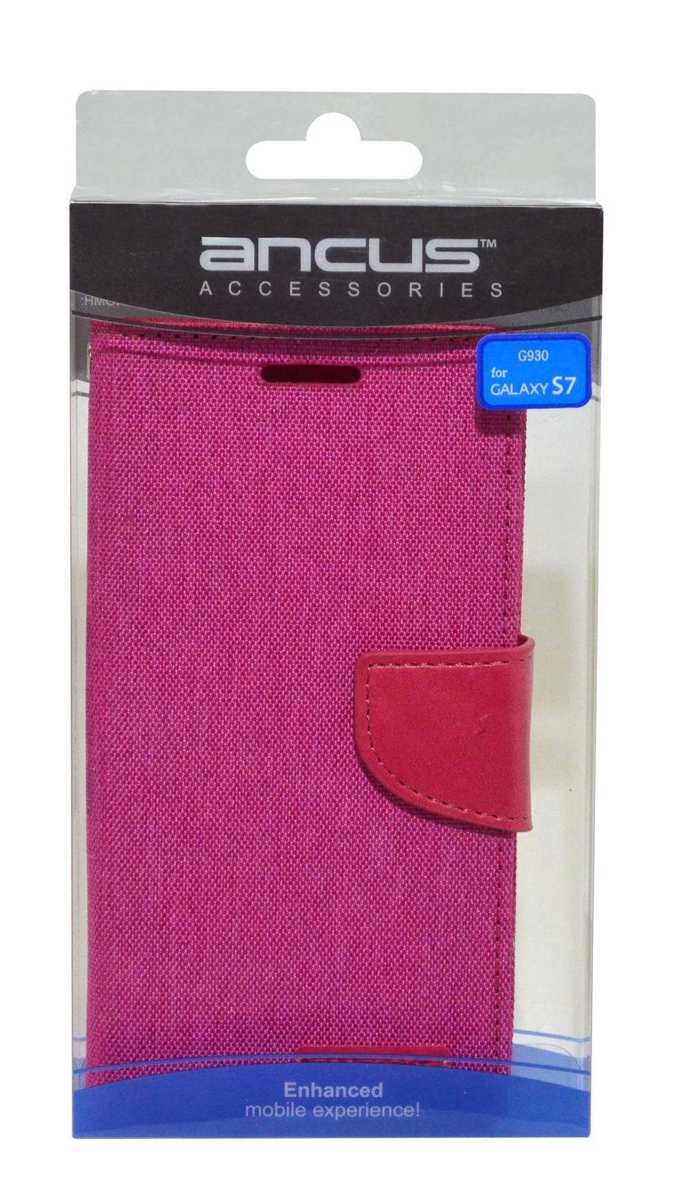 Θήκη Book Goospery Canvas Diary for Samsung SM-G930F Galaxy S7 Ρόζ by Mercury