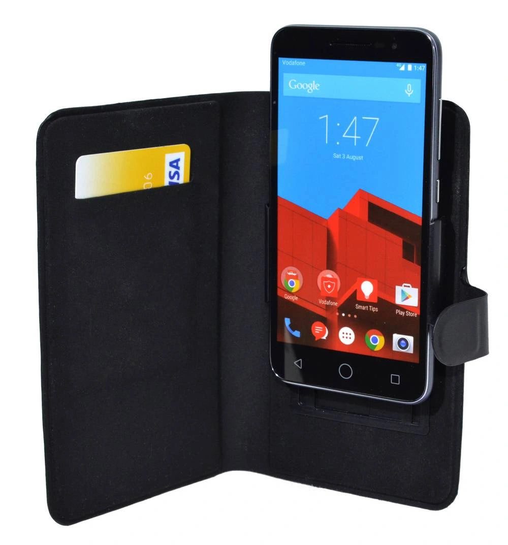 Θήκη Book Ancus Grab Series Universal για Smartphone έως 5.0" Μαύρη