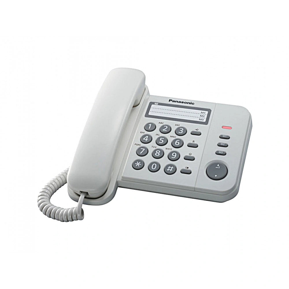 Σταθερό Ψηφιακό Τηλέφωνο Panasonic KX-TS520EX2W Λευκό