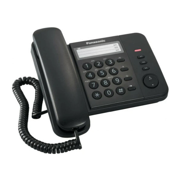 Σταθερό Ψηφιακό Τηλέφωνο Panasonic KX-TS520EX2B Μαύρο