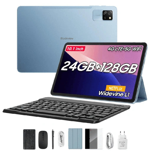 BlackView Tab 60 Pro 10.1" με WiFi & 4G (8GB/128GB) Set Sunny Blue