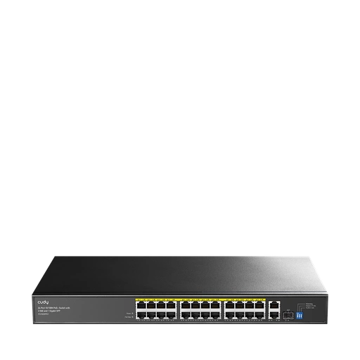 Cudy FS1026PS1 – Unmanaged PoE+ Switch με 24x PoE και 2 uplink