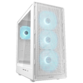 COUGAR Airface Pure Pro RGB Tempered Glass ATX Mid Tower Case White