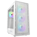 Cougar Airface Pure RGB Mid Tower Κουτί Υπολογιστή με Tempered Glass και 4x120mm RGB Fans Λευκό
