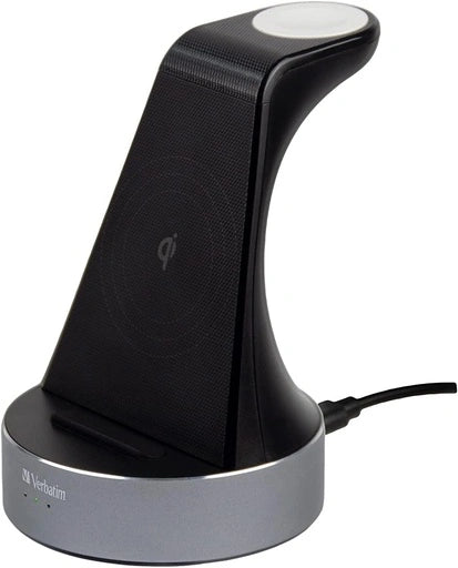 Verbatim Aluminium 2-in-1 Qi MFi Wireless + Apple Watch Charger