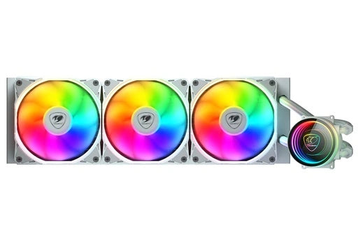 Cougar Poseidon Elite ARGB 360 Υδρόψυξη Επεξεργαστή 360mm με 3x120mm PWM ARGB Fans Λευκή