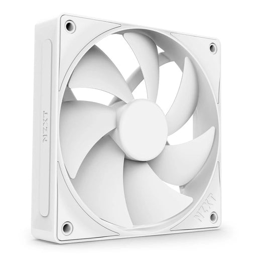 NZXT F120P Case Fan με Λευκό Φωτισμό και Σύνδεση 4-Pin PWM Λευκό