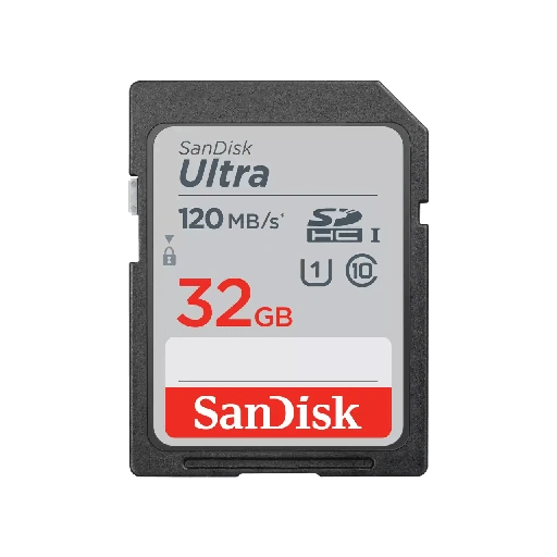 SanDisk Ultra 32GB SDHC Memory Card 120MB/s