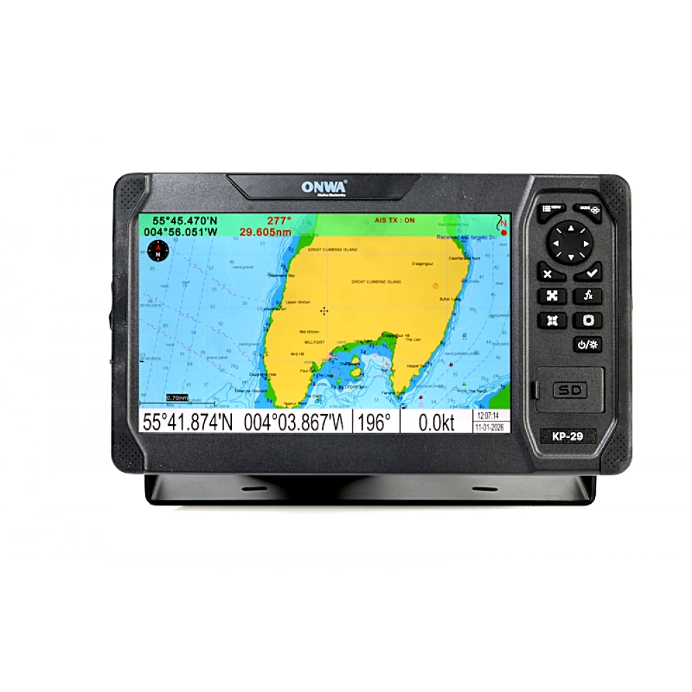 ONWA KP-29 9-inch Marine GPS Navigator Chart Plotter New Navigation Supplies