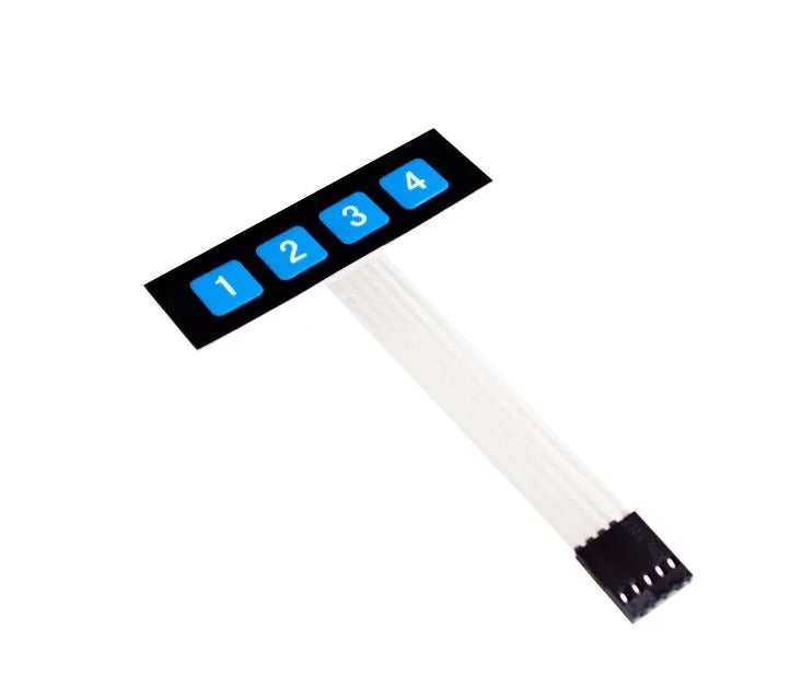 1*4 Matrix Array 4 Key Membrane