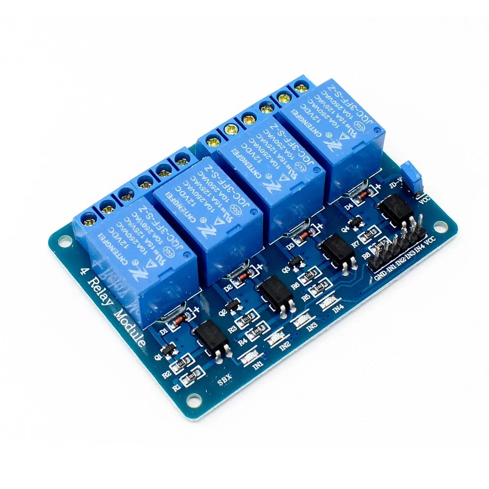 4 channel 5V relay module with light coupling 5V Ρελέ