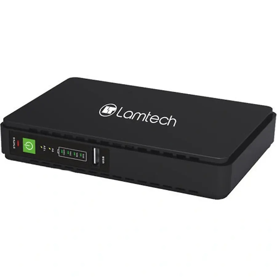LAMTECH MINI DC UPS 30W 2.0A 9V/12V OUTPUT REFURBISHED
