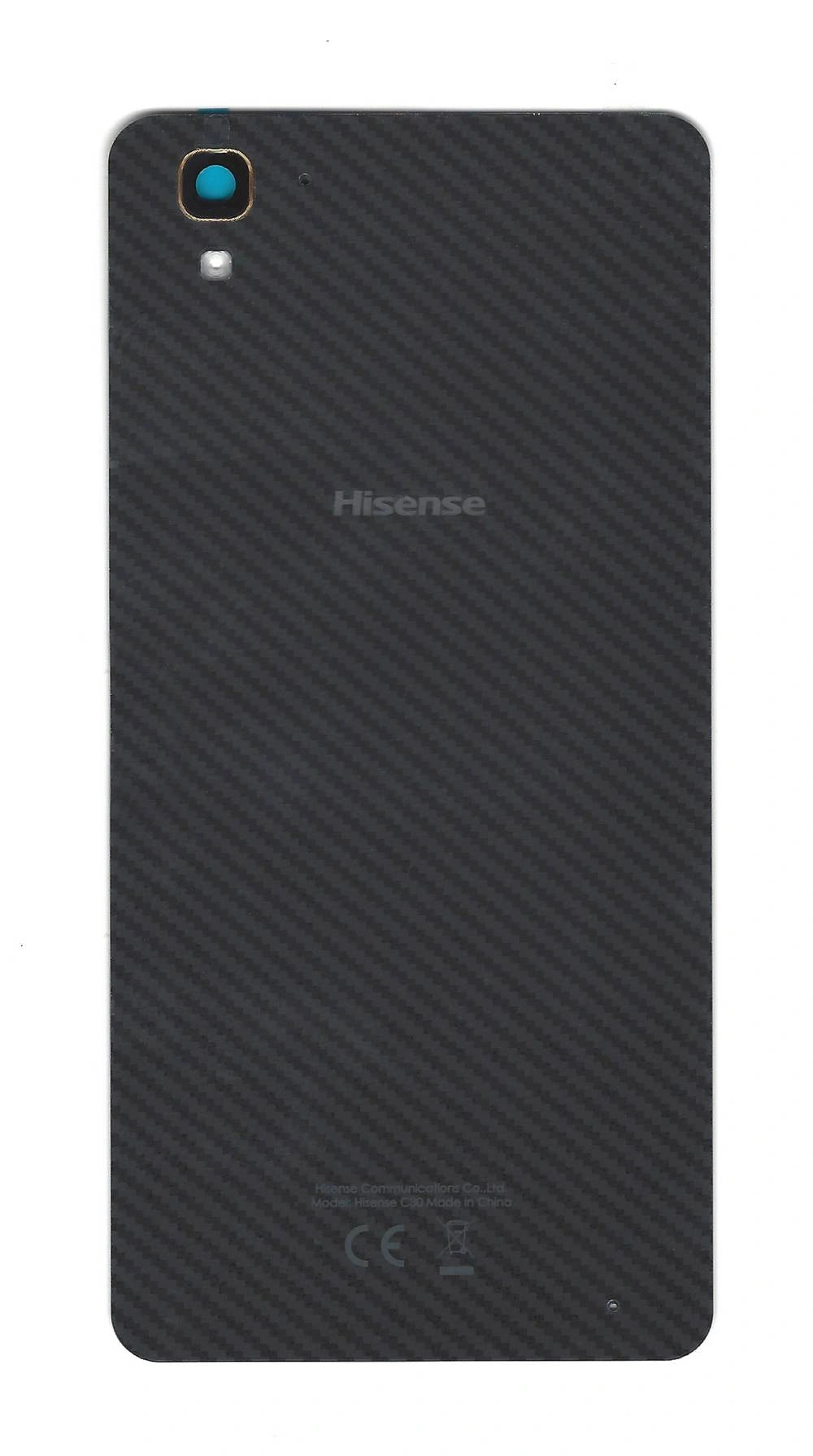 Πίσω Κάλυμμα Hisense C30 με Κόλλα, Τζαμάκι και Κάλυμμα Κάμερας Μαύρο Original 1092622