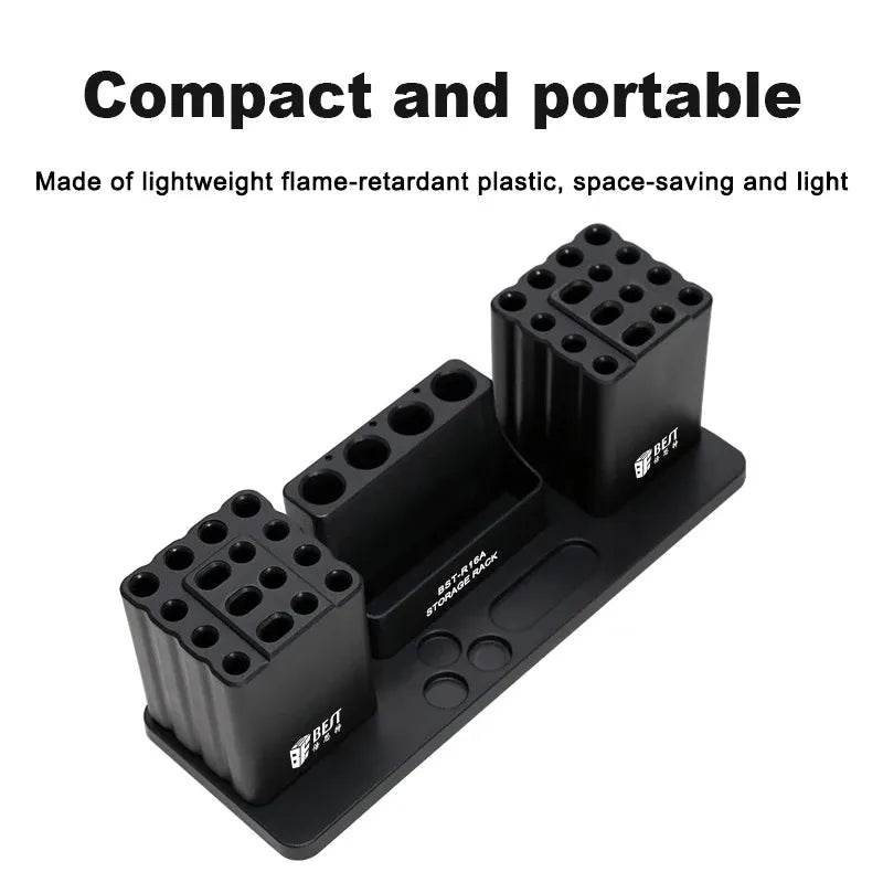 Storage Rack for soldering iron tip/screwdriver etc.