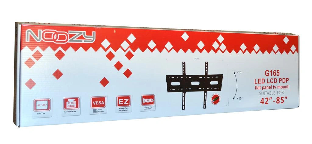 Βάση Στήριξης Noozy G165 για Τηλεοράσεις 42'' - 85'' VESA από 300x300mm έως 750x500mm. Μέγιστη αντοχή βάρους 100kg