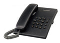 Σταθερό Ψηφιακό Τηλέφωνο Panasonic KX-TS500EXB με Επανάκληση Ρύθμιση Έντασης και Κουδουνίσματος Μαύρο