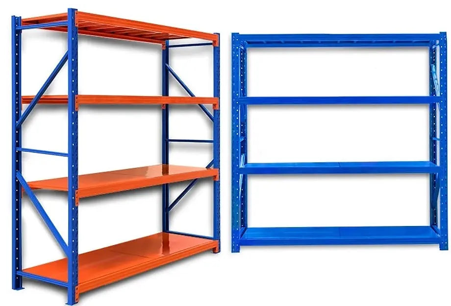 Ράφια Βαρέως Τύπου 250X150X60 Μπλε-Πορτοκαλί