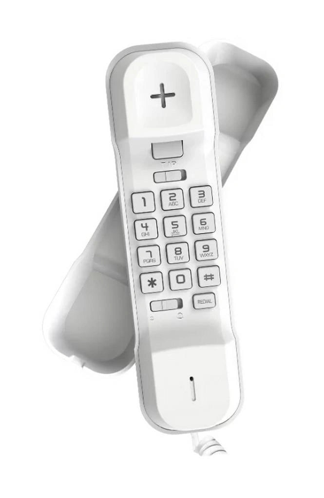 Σταθερό Ψηφιακό Τηλέφωνο Alcatel T06 με Επανάκληση και Ρύθμιση Έντασης Λευκό