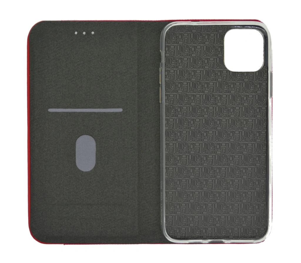 Θήκη Book Ancus Magnetic Canvas για Apple iPhone 11 Pro TPU Κόκκινη