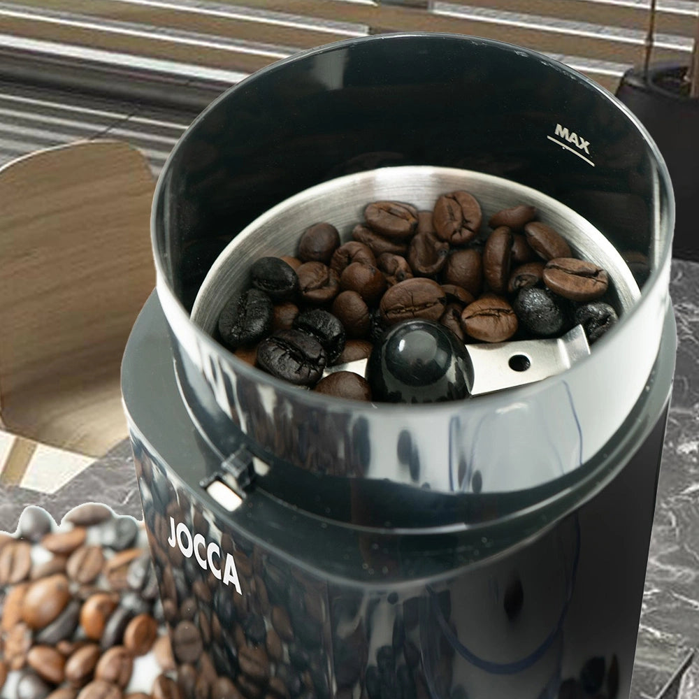 JOCCA ELECTRIC COFFEE GRINDER 60GR BLACK