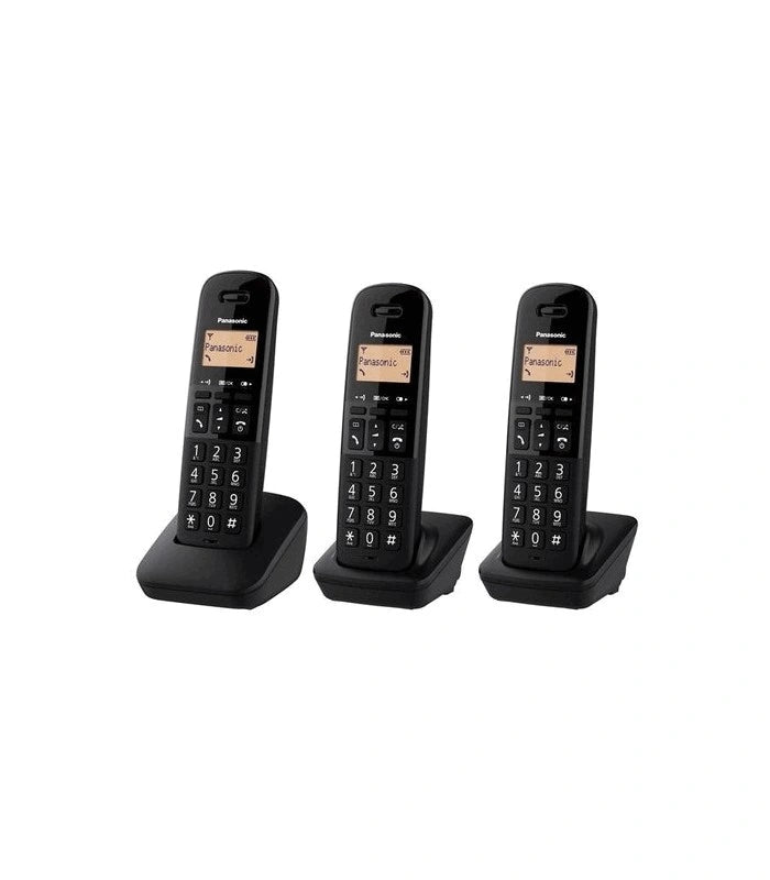 Ασύρματο Ψηφιακό Τηλέφωνο Panasonic KX-TGB613 EU Trio Μαύρο