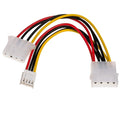 Αντάπτορας με Καλώδιο Akyga AK-CA-14 Molex Αρσενικό / Molex Θηλυκό / mini Molex Θηλυκό 2x 15cm