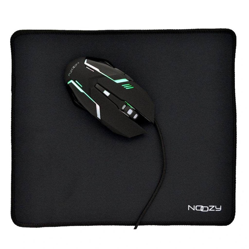 Ενσύρματο Ποντίκι Gaming Noozy GM-32 6D με 6 Πλήκτρα, 3200 DPI 7 Επιλογές LED Φωτισμού Καλώδιο 1.5m Braided και Mousepad