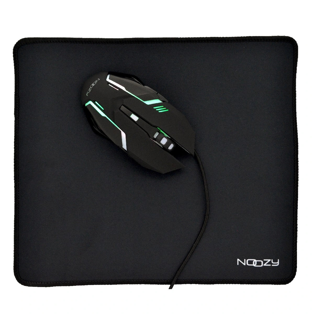 Ενσύρματο Ποντίκι Gaming Noozy GM-32 6D με 6 Πλήκτρα, 3200 DPI 7 Επιλογές LED Φωτισμού Καλώδιο 1.5m Braided και Mousepad