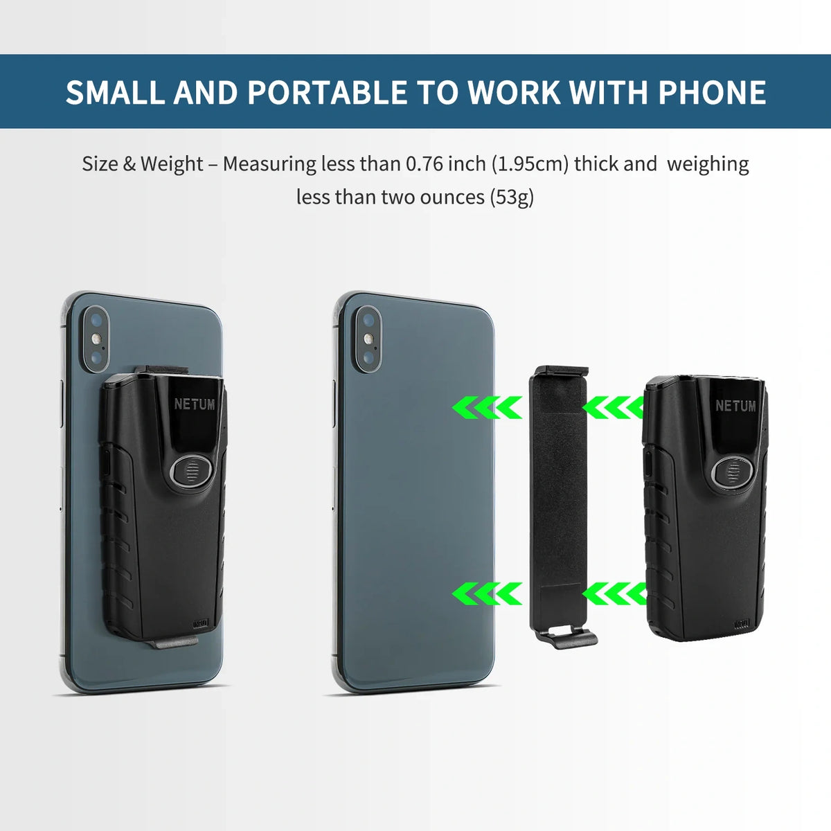 NETUM BLUETOOTH PORTABLE 2D SCANNER FOR SMARTPHONE/TABLET