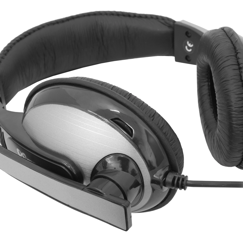 SBOX STEREO HEADSET WITH MIC BLACK