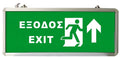 Tele Φωτιστικο Ασφαλειας ΜΕ LED EXIT Επανω